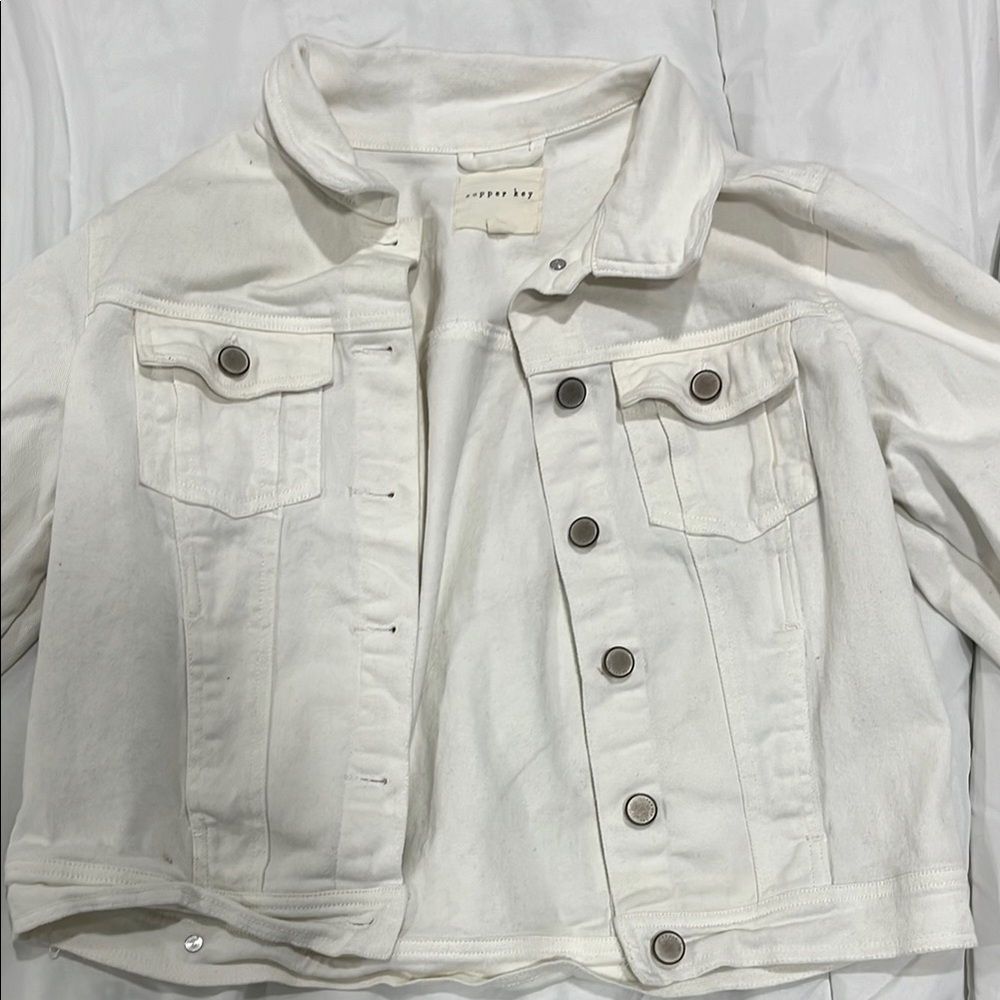 White Denim Jacket